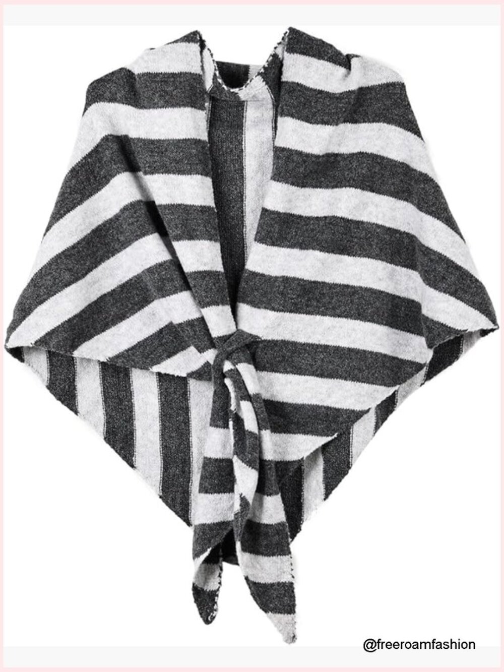 Knitted Triangle Shawl Wrap Scarf Pashmina Cardigan Cape